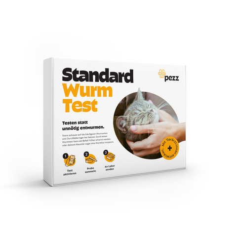 Katzen Wurmtest