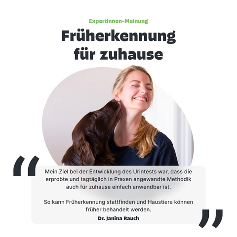 Tierärztin empfiehlt Urintest bei Hunden und Katzen