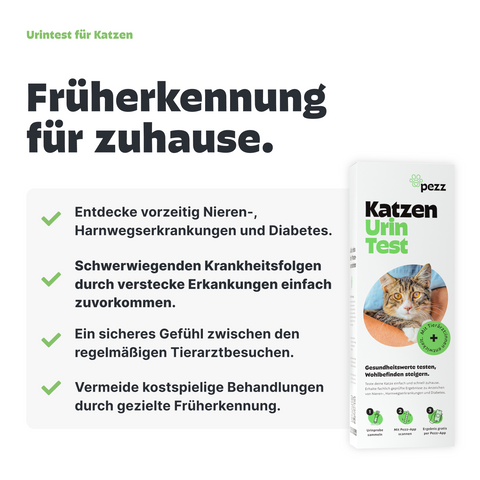 2in1 Analysen: PCR Wurmtest & Urintest für Katzen