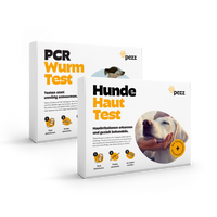 2in1 Analysen: Wurmtest PCR und Haut- & Juckreiztest für Hunde