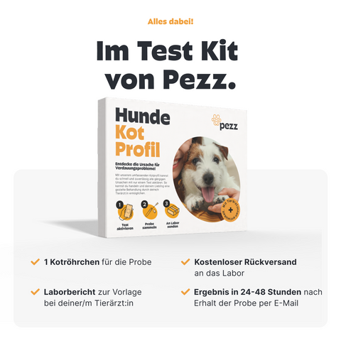 Großes Kotprofil für Hunde