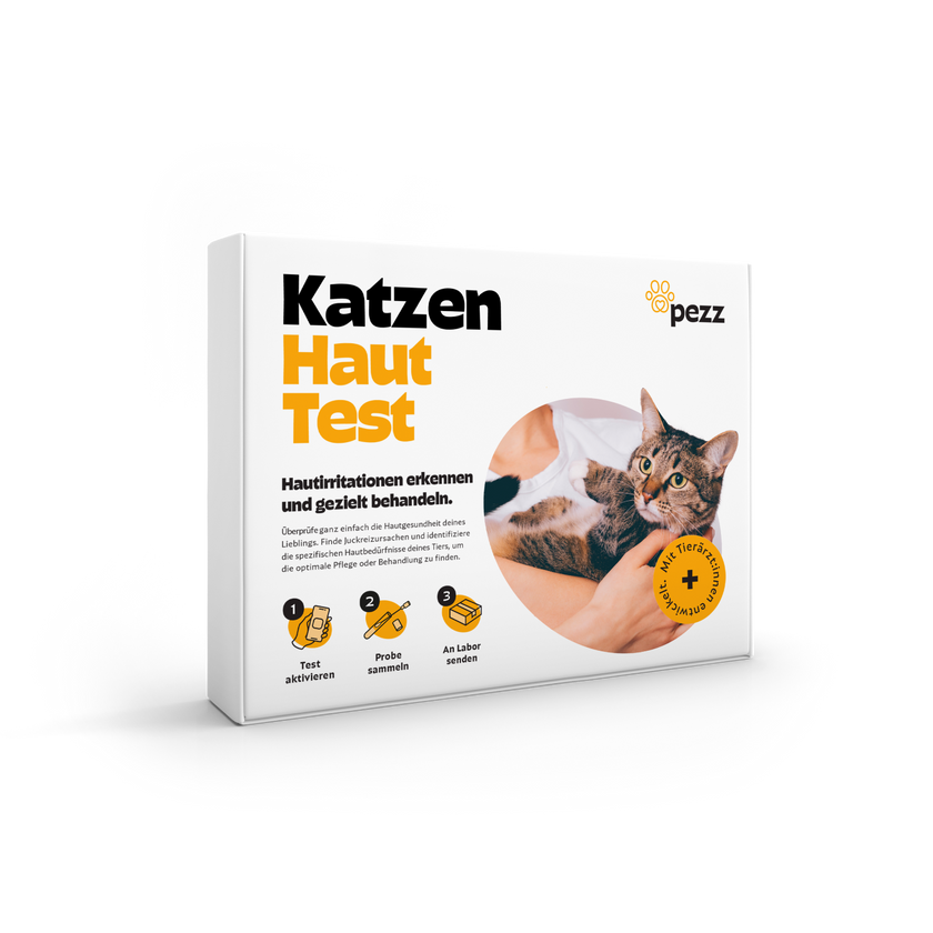 Katzen<br/>Haut- & Juckreiztest