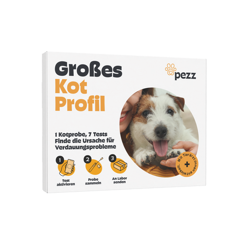 Großes Kotprofil für Hunde