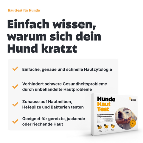 2in1 Analysen: Wurmtest PCR und Haut- & Juckreiztest für Hunde