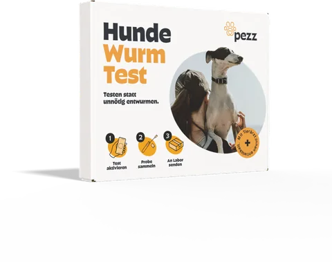 Pezz Wurmtest PCR für Hunde, Verpackung