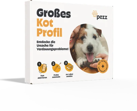 Pezz Kotprofil für Hunde, Verpackung